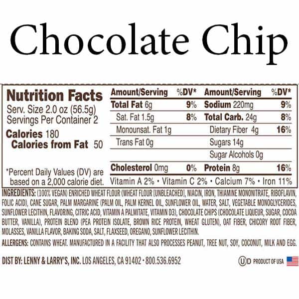 Nutritional Information For Subway Chocolate Chip Cookies Nutrition Ftempo