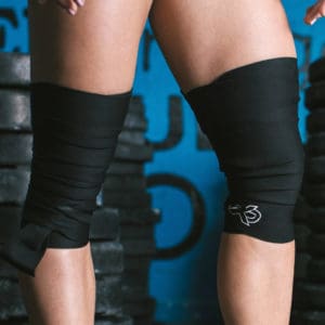 Knee Wraps (Black) by ExoSleeve ArmourUP Asia Singapore