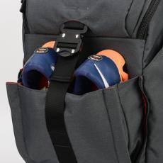 backpack shoe compartment