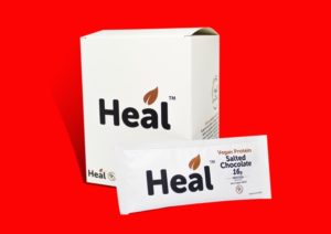 Heal Vegan Protein Salted Chocolate Box (39g x 16 Sachets)