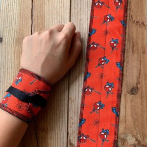 Spiderman Wrist Wraps by Pop Your Hips