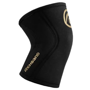 Rehband Rx Knee Sleeves 5mm - Gold/Black - Image 5